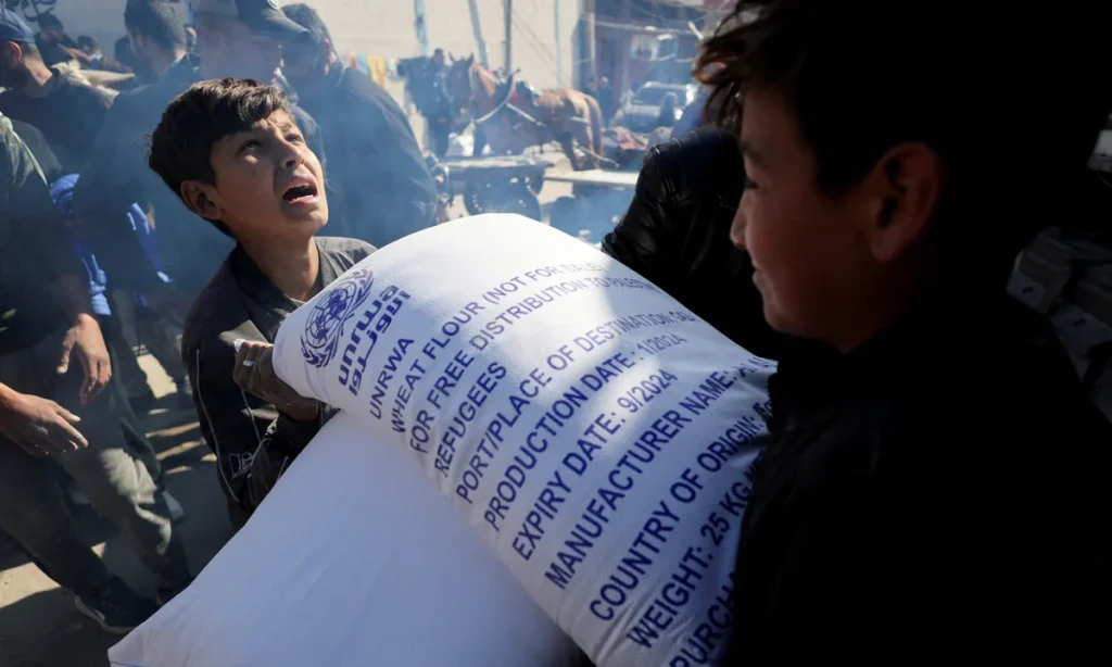 Gaza at Risk of Total Collapse Without Immediate Flour Aid, Officials Say